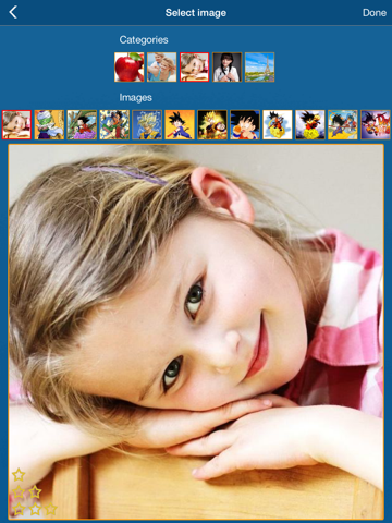Cool tile puzzle - Free edition with cute images of family, flower, kids, nice girls, famous cities and  beautiful waterfall iPad screenshot