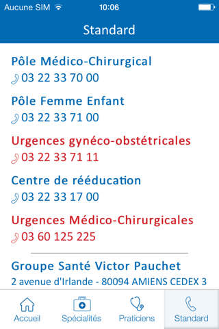 Clinique Victor Pauchet screenshot 3