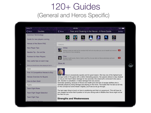 Screenshot #6 pour Database for Heroes of the Storm™ (Builds, Guides, Abilities, Talents, Videos, Maps, Tips)