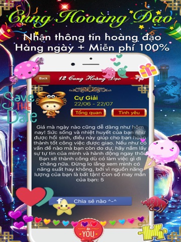 Screenshot #5 pour Xem Tử Vi 12 cung hoàng đạo - Tử vi Horoscope