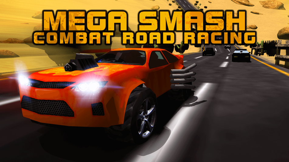 Mega Smash Real Combat Fast Car Road Racing 3D Simulator Game - 1.0 - (iOS)