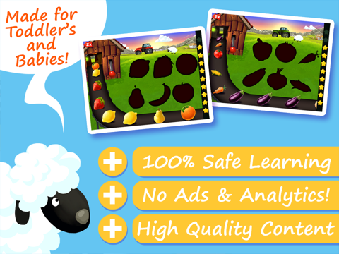 Screenshot #4 pour Farm Puzzles - Shapes & Colors