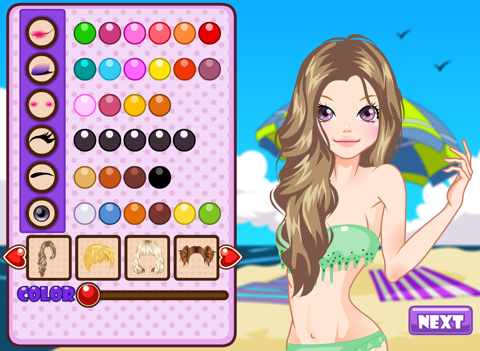 Screenshot #6 pour Tropical Fashion Models 2 - Habillez-vous et jeu de maquillage pour les enfants qui aiment la mode