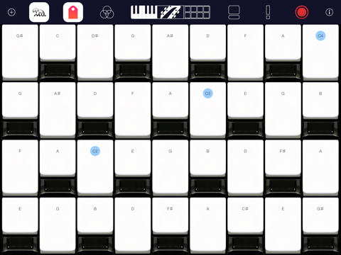 Screenshot #5 pour Simple Music - Un clavier de nouvelle génération avec d'incroyable pianos, guitares, sons pads et Midi