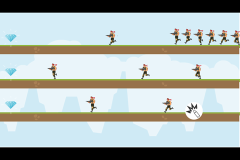 Commando Sniper Shooting 2D 2015 screenshot 2