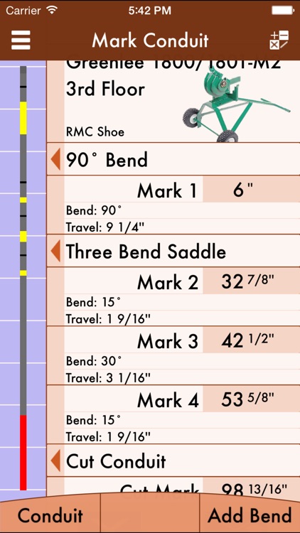 3 4 Emt Bender Chart
