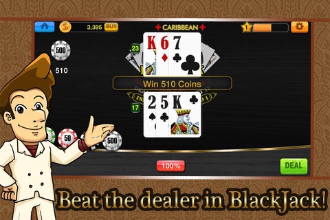 Casino Deluxe - Premium Slots, BlackJack, VIP Roulette, Video Poker and Progressive Jackpot screenshot 2