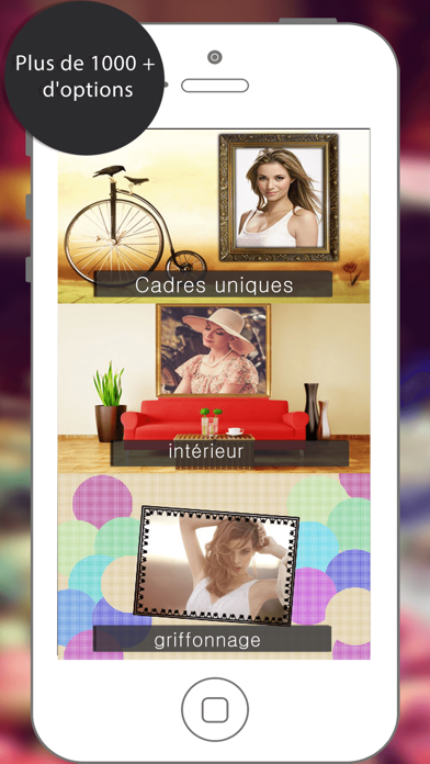 Screenshot #2 pour Cadres photo Illimité - Photo Collage Maker, Cadres Amour, Pic Editor