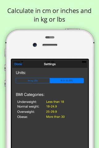 BMI Calculator - Body Mass Index Calculation screenshot 3