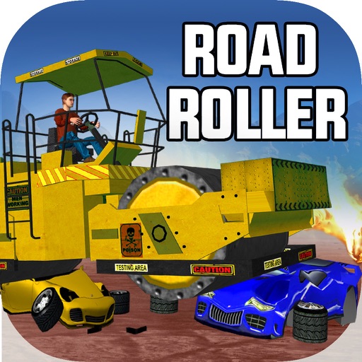 Road Roller Car Squash icon