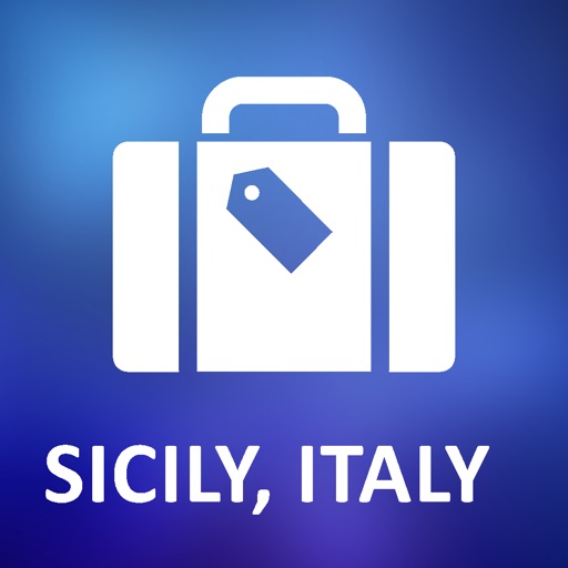 Sicily, Italy Offline Vector Map icon