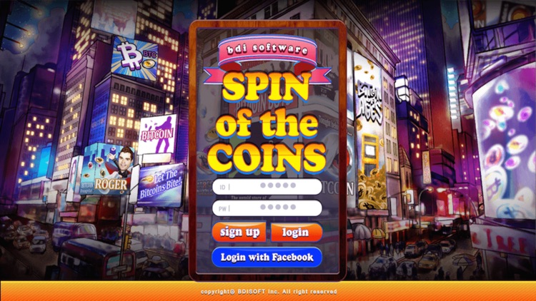 Spin of the coins