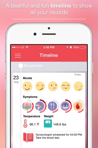 Cycle Reminder - Period Calendar and Fertility & Ovulation tracker screenshot 4