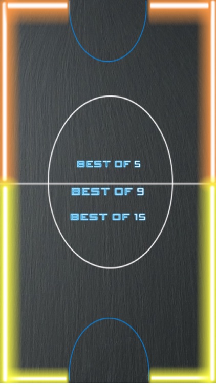 Glow Air Hockey Game