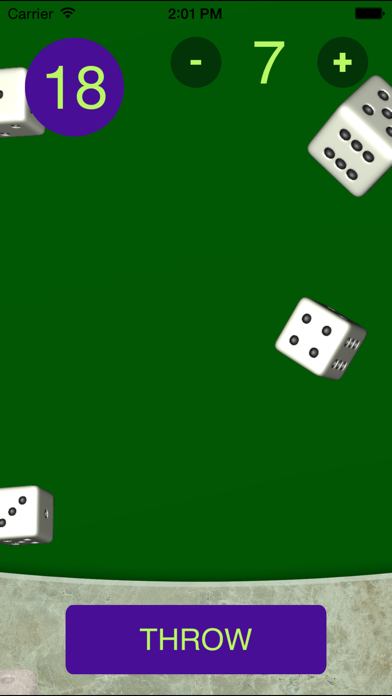 Screenshot #3 pour Simple Dice 3D