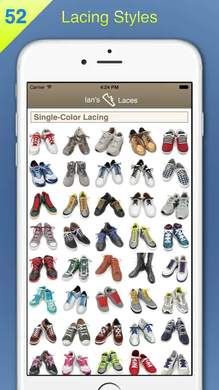 Ian's Laces - How to tie and lace shoes screenshot 1 of 5