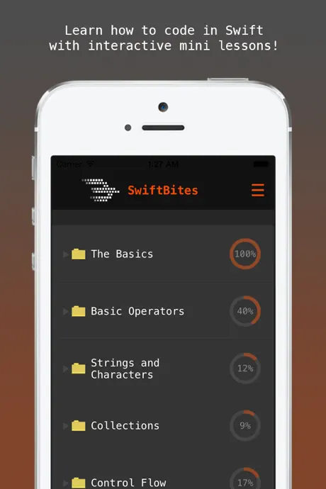 SwiftBites - Learn How to Code in Swift with Interactive Mini Le