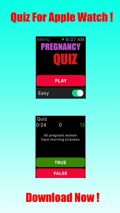Pregnancy Quiz For Watch