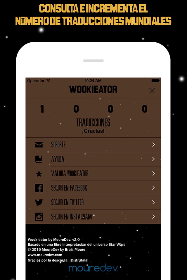 Wookieator the Wookiee translator screenshot 4