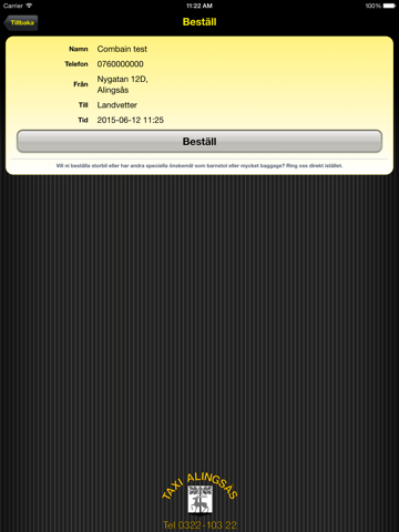 Screenshot #5 pour Taxi Alingsås