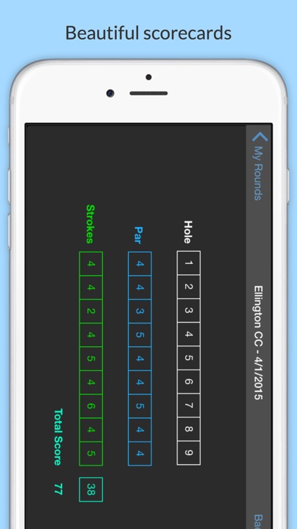 Golf Watch - Scorecard for iPhone and Apple Watch
