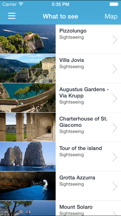 Screenshot #1 pour Info Capri