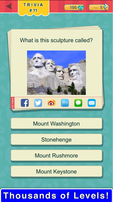 Screenshot #1 pour Trivia Quest™ USA - trivia questions