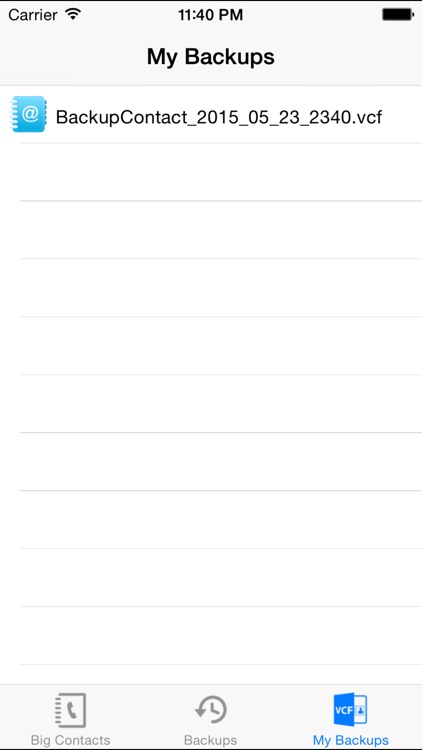 iContacts++ (Large Font, Easier Reading, Easy contacts backup) screenshot-3