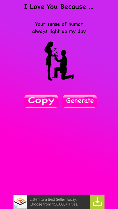 Screenshot #1 pour Why I Love You Quotes