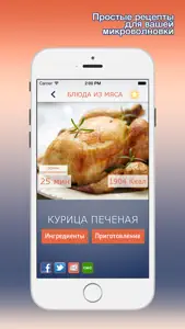 Микроволновка-простые рецепты screenshot #4 for iPhone