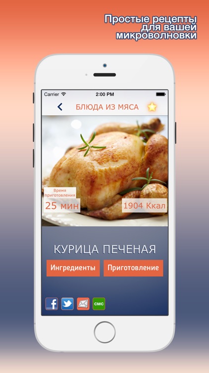 Микроволновка-простые рецепты screenshot-3