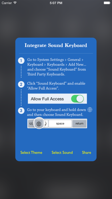 Tone Keyboard - Sound of Typing Screenshot 1