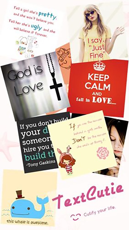 TextCutie - Texting with Photo Caption & Add Font,Sticker,Emoji on Background Pic