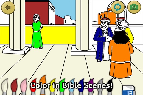 Bible Heroes: Daniel and the Lions - Bible Story, Puzzles, Coloring, and Games for Kids screenshot 4