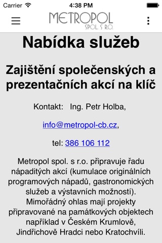 Metropol ČB screenshot 2