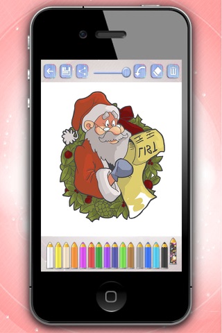 Christmas coloring pages for children - Paint and color Christmas - PREMIUM screenshot 2