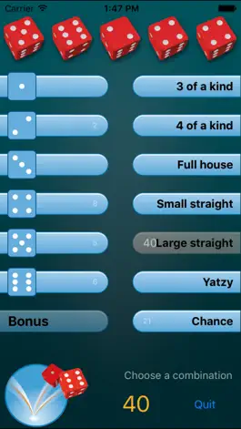 Game screenshot Yam's Yatzy apk
