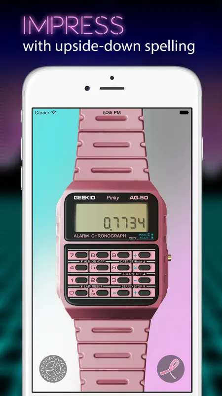 Geek Watch - Retro Calculator Watch screenshot 2 of 5