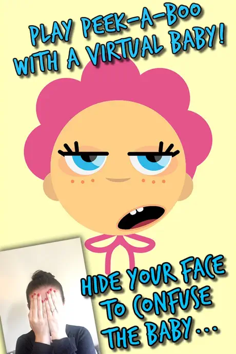 Peek-a-Boo! Play With A Virtual Baby Who Responds To You!