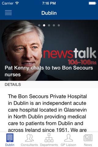 Bon Secours Hospitals, Ireland screenshot 2