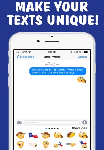 Texas Emojis Keyboard by Emoji World screenshot 3