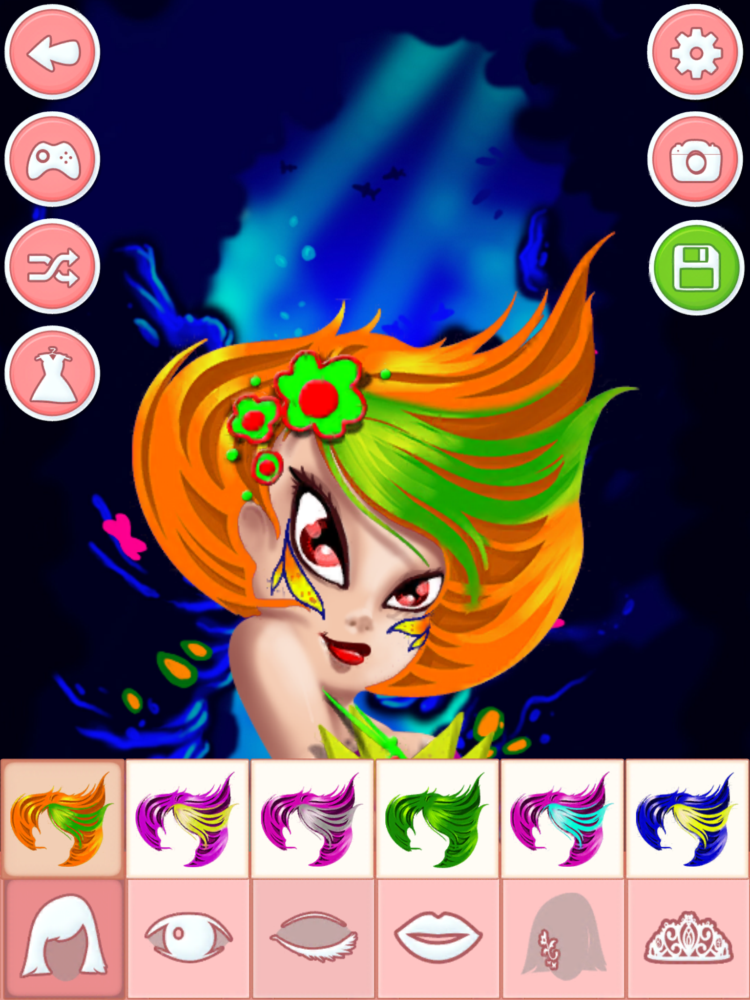 Mermaid Dressup&Makeup - A Mermaid Princess Salon Spa Makeover screenshot 8