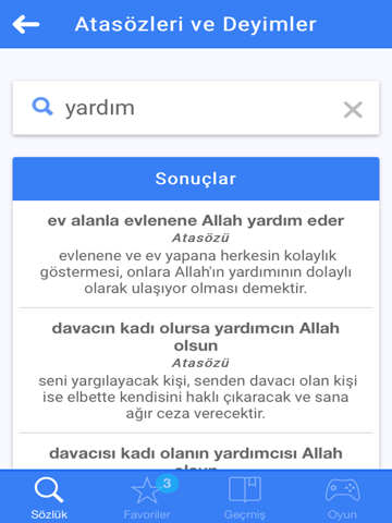 Screenshot #6 pour Atasözleri ve Deyimler Sözlüğü