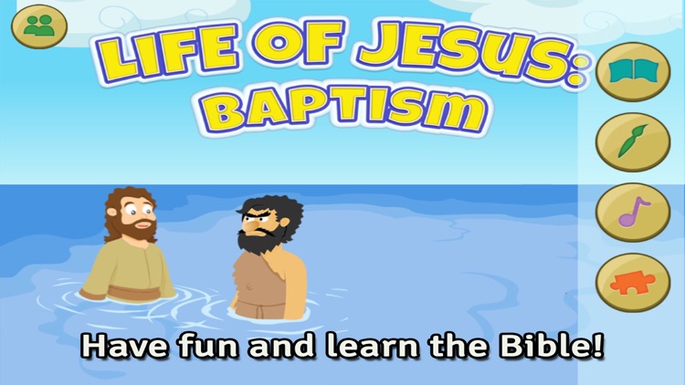 Life of Jesus: Baptism - Bible Story, Coloring, Singing, and Puzzles for Kids