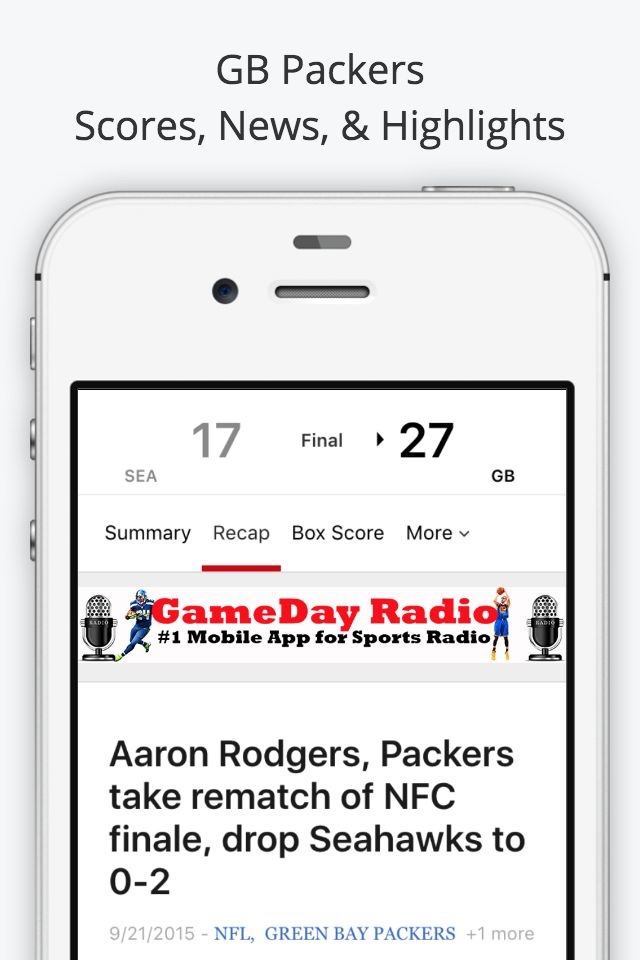 Green Bay GameDay Live Radio – Packers & Bucks Edition screenshot 4