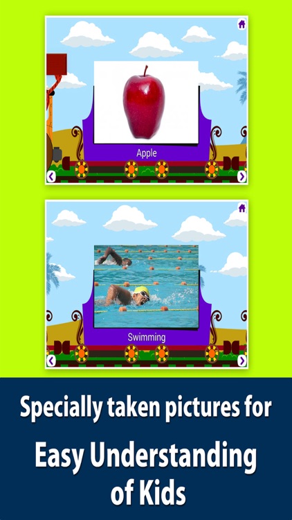 Kids Picture Dictionary, Interactive talking vocabulary for children to know first words