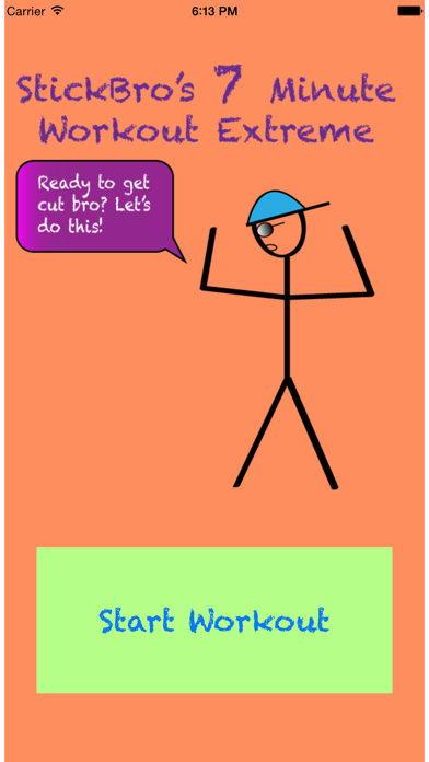 Screenshot #1 pour StickBro's 7 Minute Workout Free