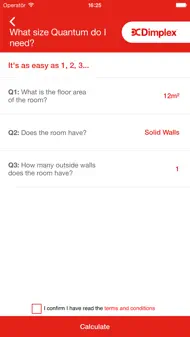 Dimplex Quantum heater sizing guide iphone bilder 1