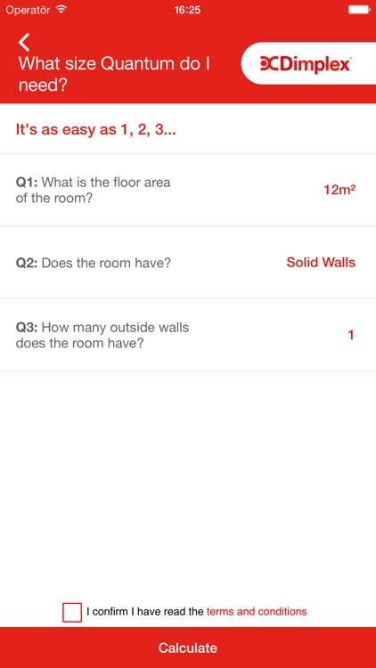 Dimplex Quantum heater sizing guide
