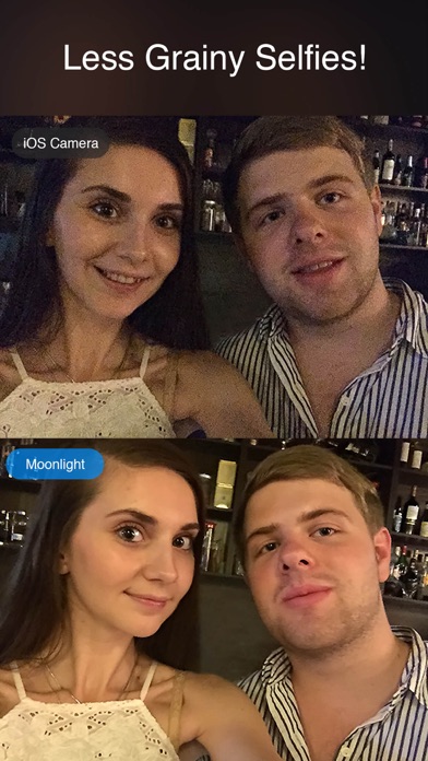 Screenshot #2 pour Moonlight - night time low light selfie camera for dark photos, shots and images